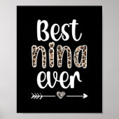 Best Nina Ever Nina Großmutter Herzlichkeit Nina Poster (Vorne)