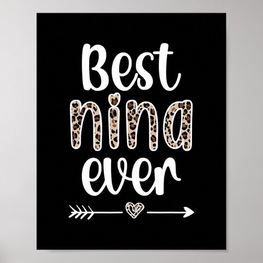 Best Nina Ever Nina Großmutter Herzlichkeit Nina Poster (Vorne)