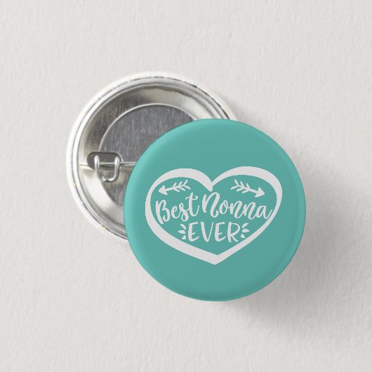 Best Nonna Ever Button (Vorne & Hinten)