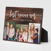 Best Nonna Ever - Grandchildren Holzfotografie Fotoplatte (Seite)