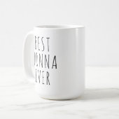 Best Nonna Ever Mug Italian Grandmother Gift Kaffeetasse (Vorderseite Links)