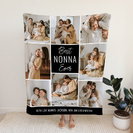 Best NONNA je Custom Fleece Blanket