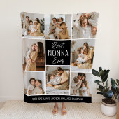 Best NONNA je Custom Fleece Blanket