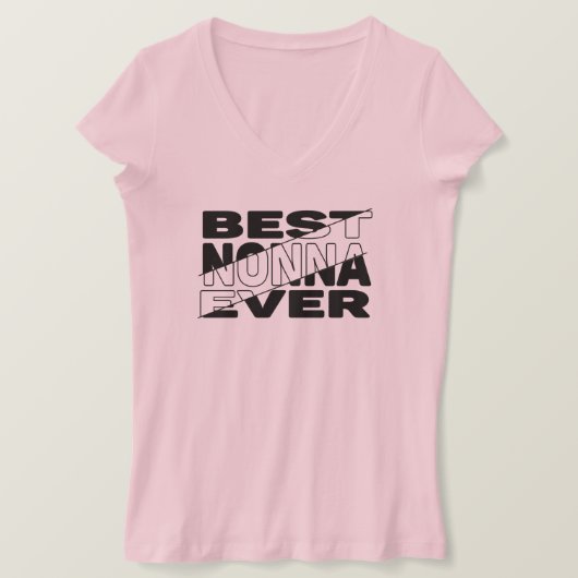 BEST NONNA JE. T-Shirt (Design vorne)