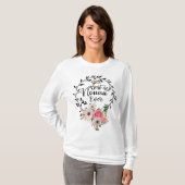 Best Nonna jemals Flora Deco Grande T-Shirt (Vorne ganz)