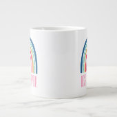 Best Nonnie Ever Rainbow Jumbo-Tasse (Vorderseite)