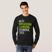 Best Norwegian Elkhound Grandma Ever Dog T-Shirt (Vorne ganz)