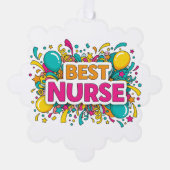 Best Nurity Weihnachtskarte Ornament Karte (Vorderseite)