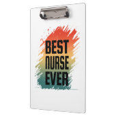 BEST NURSE EVER KLEMMBRETT (Links)