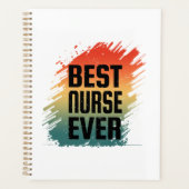 BEST NURSE EVER PLANER (Vorderseite)