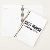 Best Nurse Fueled by Coffee Planner Planer (Anzeige)