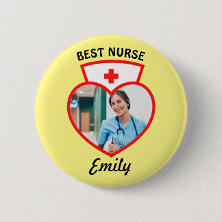 Best Nurse Niedliche Geburtstag Geschenk Ihren Fot Button