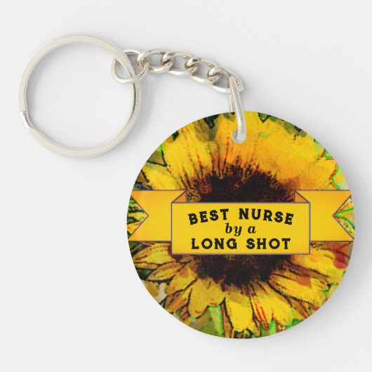 Best Nurse Schlüsselanhänger (Vorderseite)