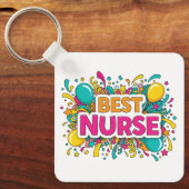 Best Nurse Schlüsselanhänger (Vorderseite)
