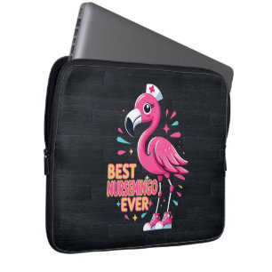 Best Nursemingo Ever Nurse Flamingo Lover Laptopschutzhülle