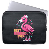 Best Nursemingo Ever Nurse Flamingo Lover Laptopschutzhülle (Vorderseite)