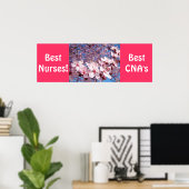 Best Nurses Poster Beste CNAs Drucke Pflegen (Heimbüro)