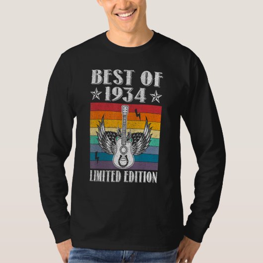 Best of 1934 88. Geburtstag 88 Jahre alt T-Shirt (Vorderseite)