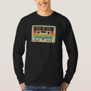 Best of 1943 Cassette Tape Retro Vintag 80. Birt T-Shirt