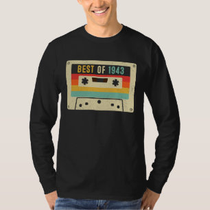Best of 1943 Cassette Tape Retro Vintag 80. Birt T-Shirt