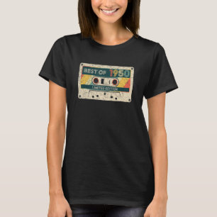 Best of 1950 Cassette Tape 72. Geburtstag T-Shirt