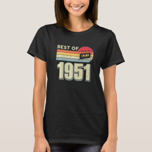 Best of 1951 Vintag Retro-Kassettenband 71. Birt T-Shirt
