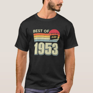 Best of 1953 Vintag Retro-Kassettenband 69. Geburt T-Shirt