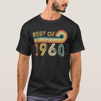 Best of 1960 - 61. Geburtstag Vintag Retro T-Shirt