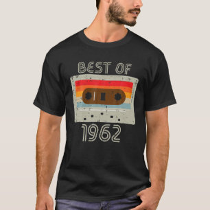 Best of 1962 Casette Tape Retro 60. Geburtstag 60 T-Shirt