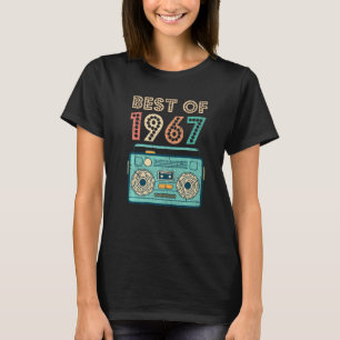 Best of 1967 55. Geburtstag Cassette Retro Vintag T-Shirt