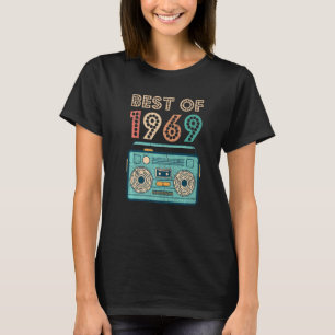 Best of 1969 53. Geburtstag Cassette Retro Vintag T-Shirt