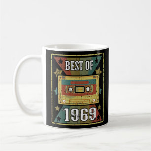 Best of 1969 Retro Vintag Cassette Tape Classic Kaffeetasse