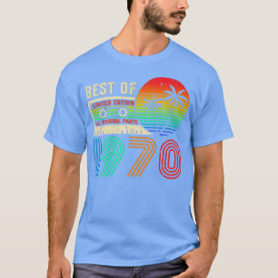 Best of 1970 52. Geburtstag Vintage Kassettenbegre T-Shirt