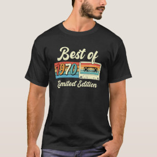Best of 1970 Cassette Tape 52. Geburtstagsdekorati T-Shirt