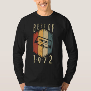 Best of 1972 50-jähriges Kassettenband 50. Geburts T-Shirt
