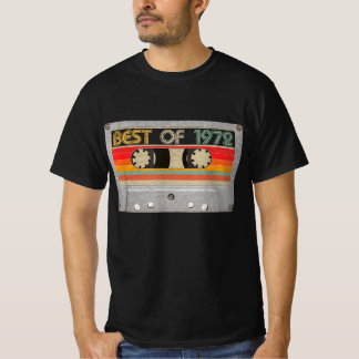 Best of 1972 Cassette Tape Vintag, 1972 Bday Gesch T-Shirt
