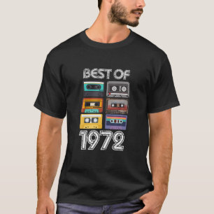 Best of 1972 Music Retro 80er Playlist T-Shirt