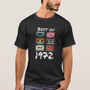 Best of 1972 Music Retro 80er Playlist T-Shirt