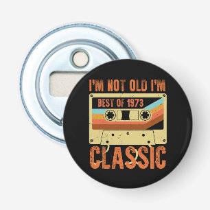 Best of 1973 50 Year Old Gifts Men BDay 50 th Birt Flaschenöffner