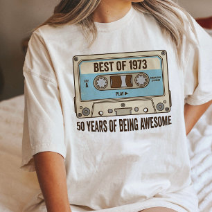Best Of 1973 Kassette 50. Geburtstag Tri-Blend Shirt