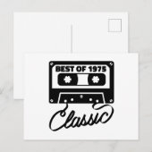 Best of 1975 classic feiertagspostkarte (Vorne/Hinten)
