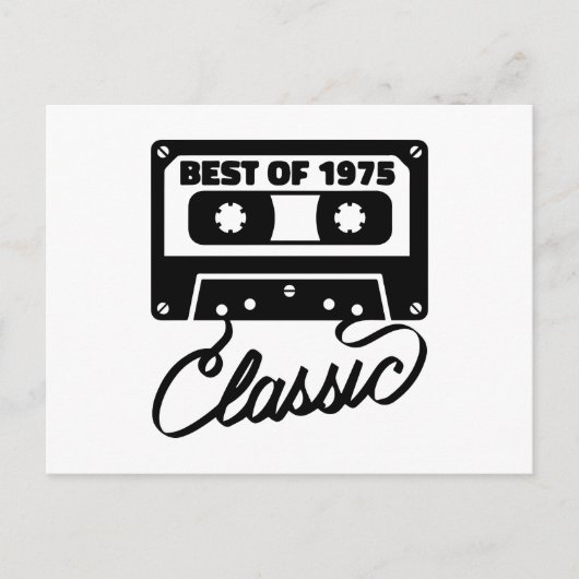 Best of 1975 classic feiertagspostkarte (Vorderseite)