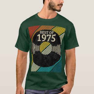 Best of 1975 Vintag Vinyl Record DJ 45. Geschenk T-Shirt