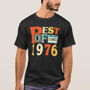 Best of 1976 45. Geburtstagskassettenband Vintag T-Shirt