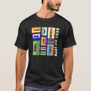 Best of 1979 Cassette Tape 80er 90S Retro Mixtape  T-Shirt
