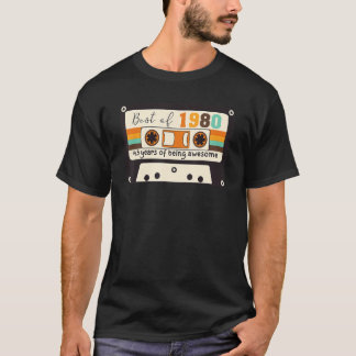 Best of 1980 43 Years of be Phantastisch Retro 43. T-Shirt