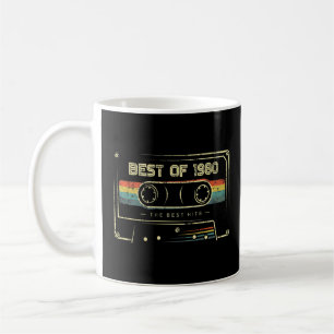 Best of 1980 Birthday Vintag Cassette Tape 42nd B Kaffeetasse