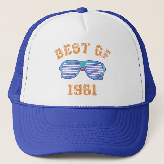Best of 1981 truckerkappe (Vorderseite)