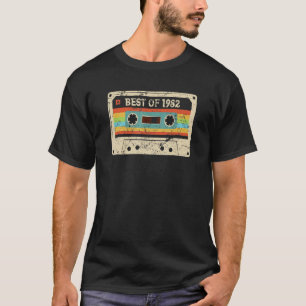 Best of 1982 Vintage 40-jährige Männer Frauen 40. T-Shirt