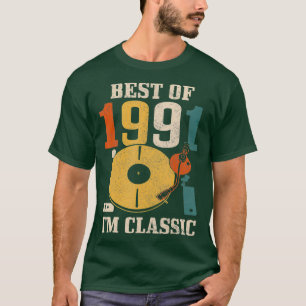 Best Of 1991 Vintage Vinyl Schallplatte DJ 30. Ges T-Shirt